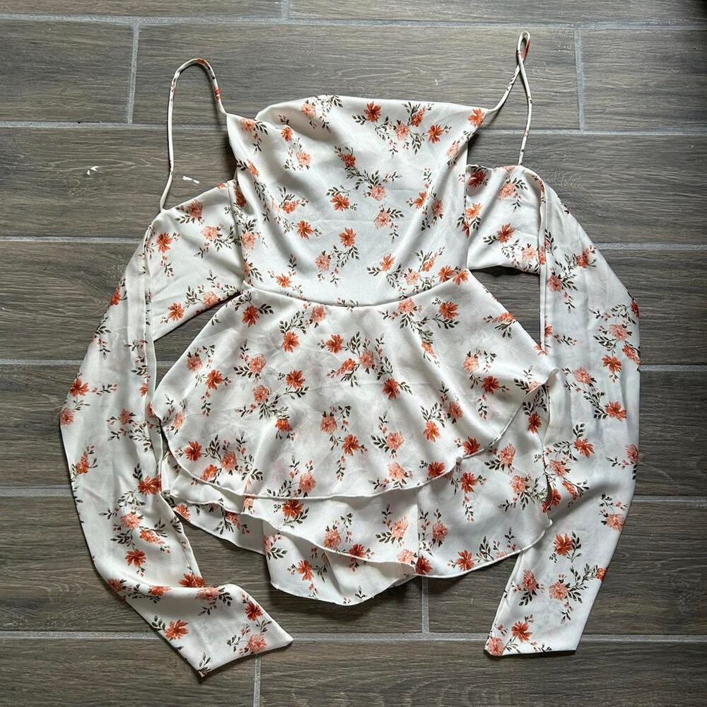 Altard state white floral romper
